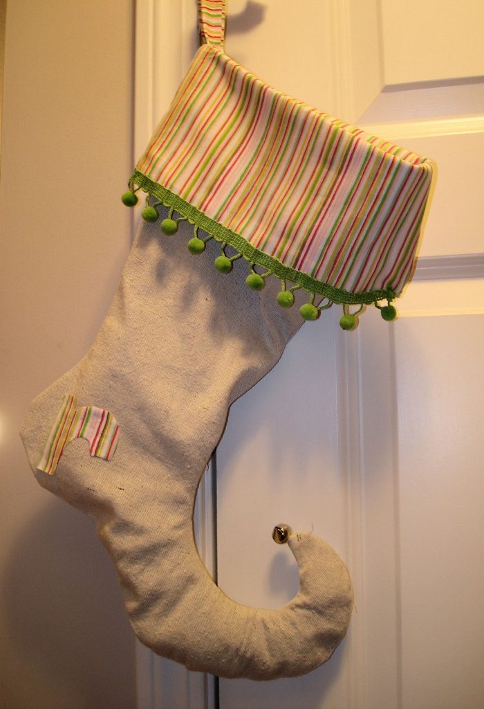 Guest Post – Make Drop Cloth Elf Stockings!!