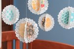 Guest Project — Make a Hanging Fabric Doily Mobile!!