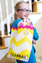 Kids Project — make an easy Summertime Chevron (zig zag)Tote!