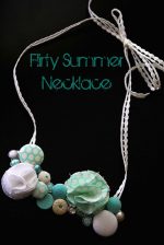 Make a Flirty Summer Button Necklace!! {tutorial}