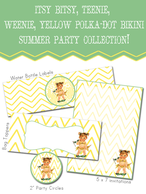 "Summer Social" Guest Project — Free {Chevron} Summer Party Printables!!