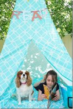 Make a Summer Reading Tent/Teepee!! {tutorial}