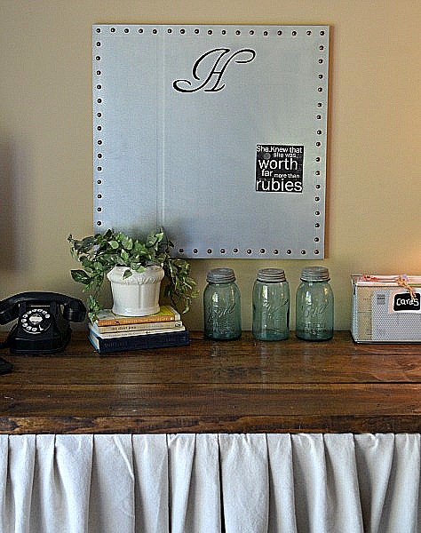 "Summer Social" Guest Project — Make a DIY Magnet Board {perfect for back to school}!!