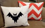 How to Screen Print with Masking Tape {Halloween Pillow Tutorial}!!