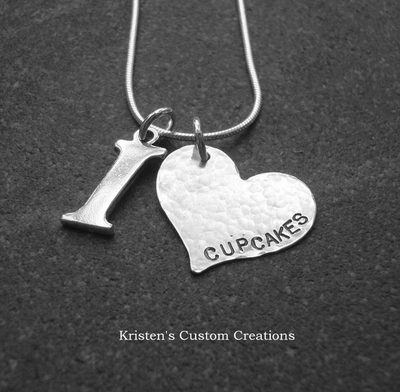 Limited Edition I Heart Cupcakes II Necklace