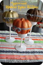 Make an Easy Halloween Ribbon Table Runner!!