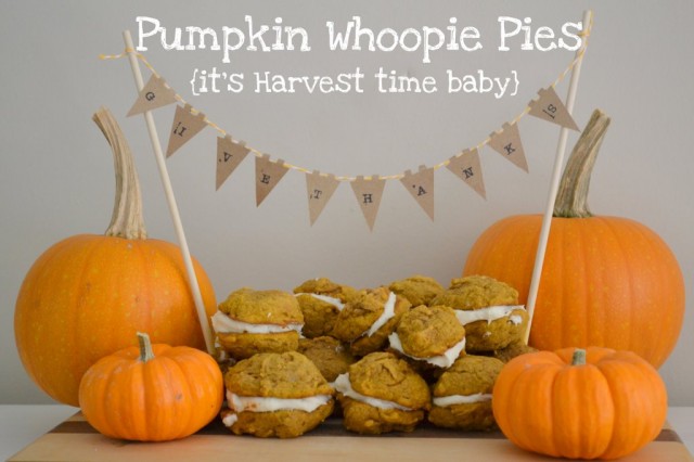 Fall Project — Make Pumpkin Whoopie Pies!! {recipe tutorial}