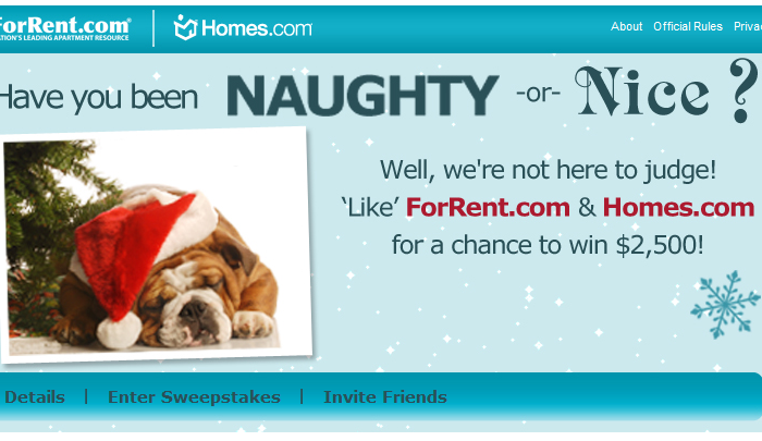 Win $2,500 for the Holidays — in the Naughty or Nice Contest!!