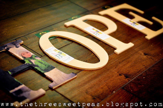 Decorating with Photos — Make Photo Letter Wall Art!