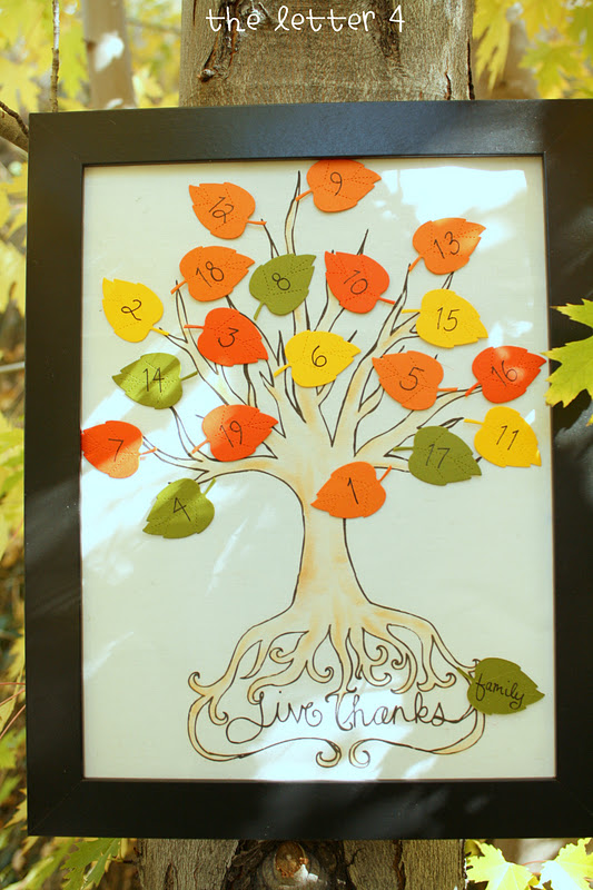 Make a Thanksgiving Countdown Tree {holiday printable activity}!!