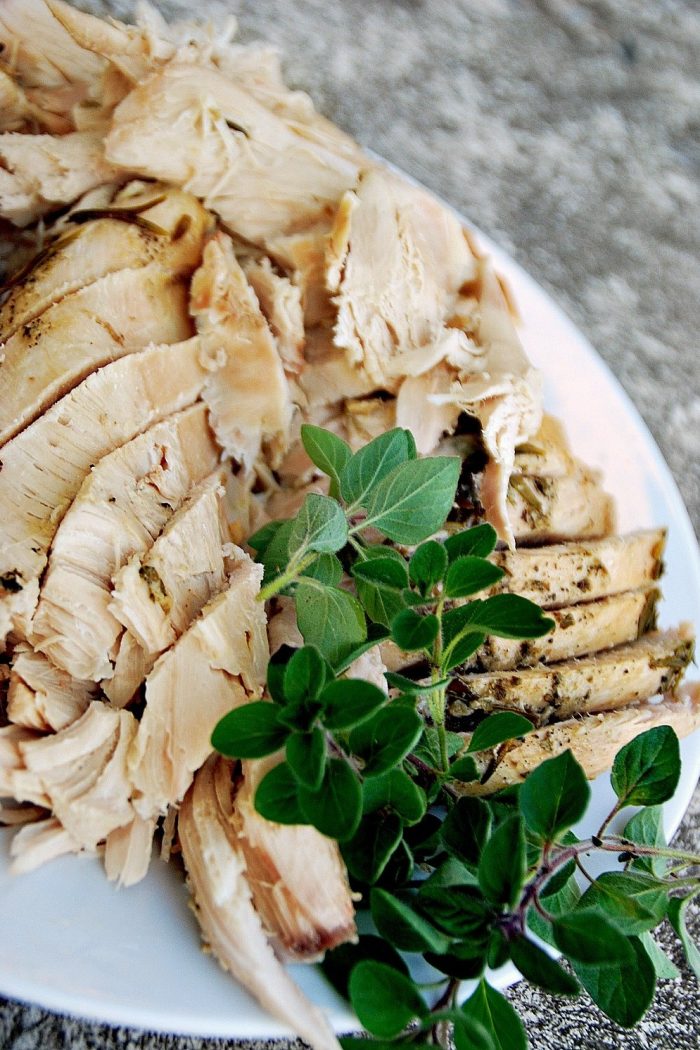 Thanksgiving Turkey with Oil and Herb Marinade {recipe tutorial}