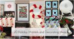 Great Ideas – – 20 AWE Inspiring Mantels & Christmas Decor!!