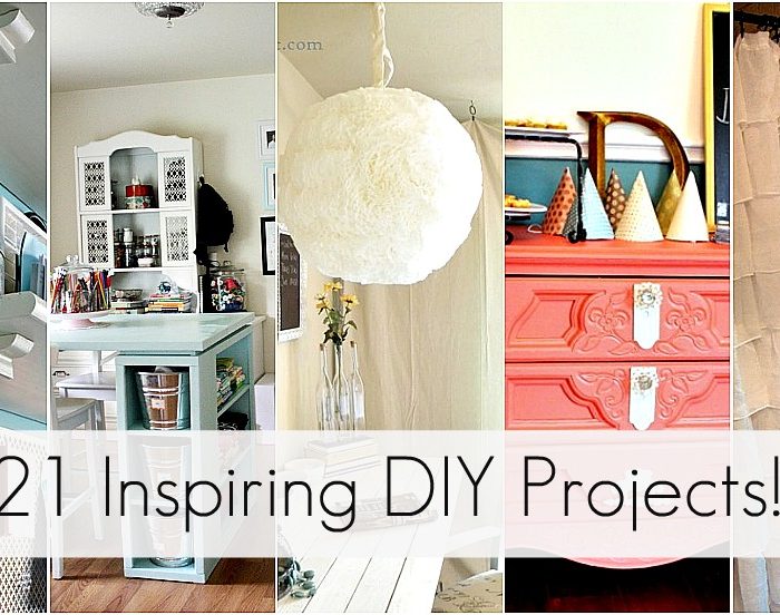 Great Ideas — 21 Inspiring DIY Projects!!