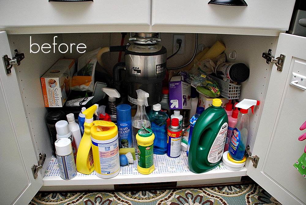 Easily Organize Your Cleaning Supplies