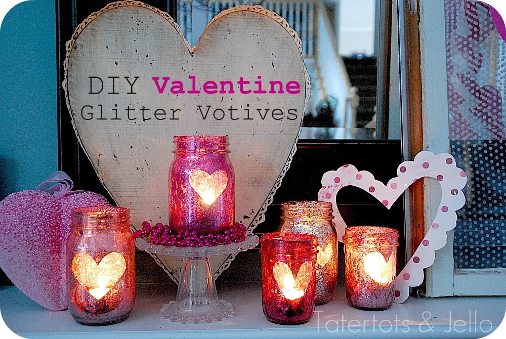 DIY Glitter Design Candle Jar - Make Something Mondays