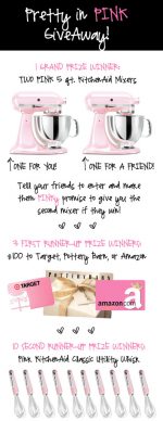 Pretty In Pink Giveaway!!