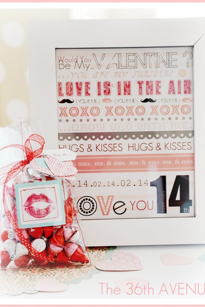 Valentine ♥ Kisses Gift Idea (tutorial)!!