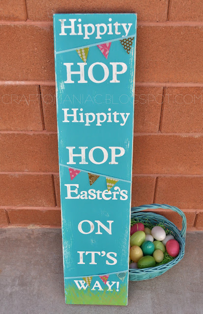 Make a Hippity Hoppity Easter Subway Art Sign!