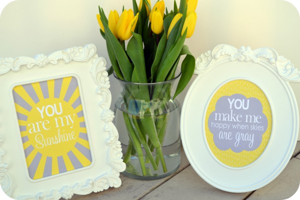 “You Are My Sunshine” — Free, Spring Printables!!