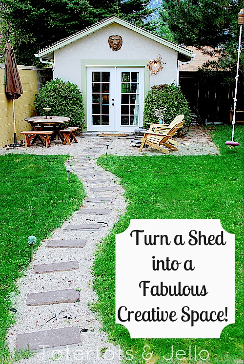 Transform a Shed into a She Shed 