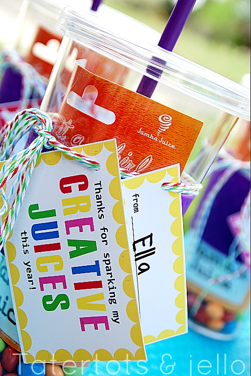 5 Simple Teacher Appreciation Gifts - FREE Printables - Happy Home