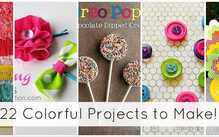 Great Ideas — 22 COLORFUL Weekend Projects!