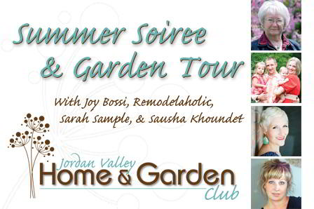 Jordan Valley Home and Garden Summer Soiree & Ticket Giveaway!!