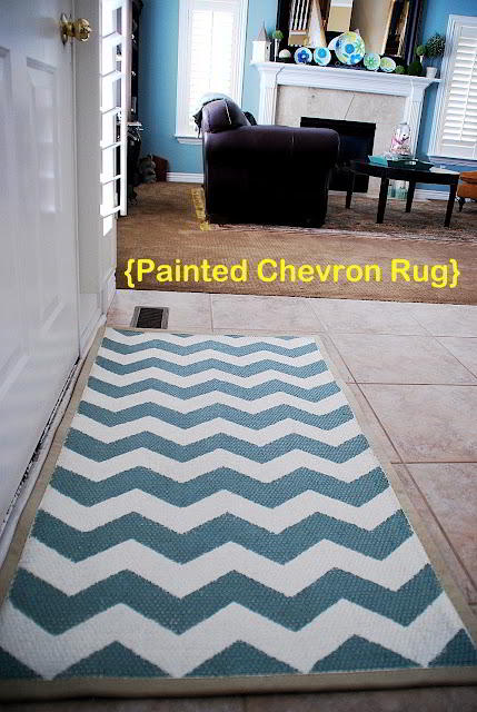 How to Make Rugs - A DIY Painted Rug Tutorial