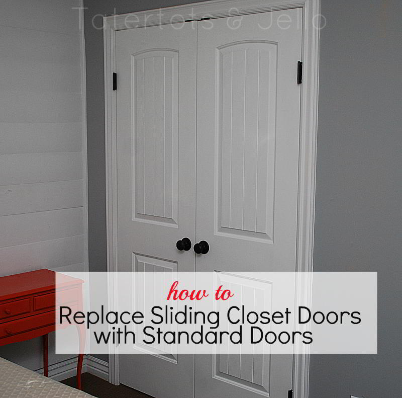 Replace Sliding Closet Doors With, Mirrored French Closet Doors Home Depot