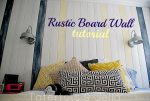 How to Make a Rustic Board Focal Wall (Nautical Bedroom)