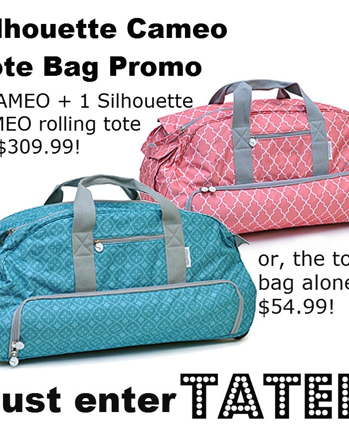 Win My Favorite Crafting Tool — a Silhouette Cameo AND Rolling Tote Bag! ($370 value)