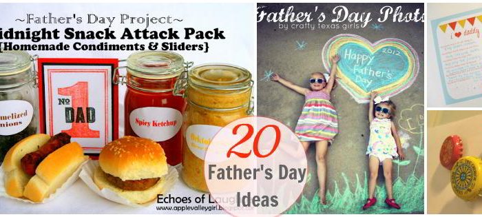 Great Ideas — 20 DIY Father’s Day Ideas!!