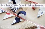 Make No-Sew Washi Tape Bunting (tutorial)!!