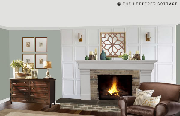 10 Fabulous Fireplace Before and After Projects. Update your fireplace. Here ate 10 ideas using paint, planking, shelves and more! 