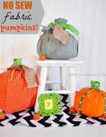 It’s Pumpkin Week — Make No Sew Fabric Pumpkins!