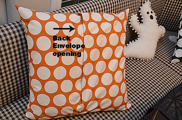 How to sew a cushion cover without a zipper