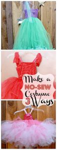 Make a No-Sew Halloween Costume for $20 (Mermaid, Princess or Fairy ...