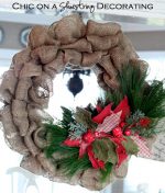 HAPPY Holidays — DIY Burlap Holiday Wreath