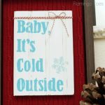 HAPPY Holidays — DIY Winter Shadowbox Sign