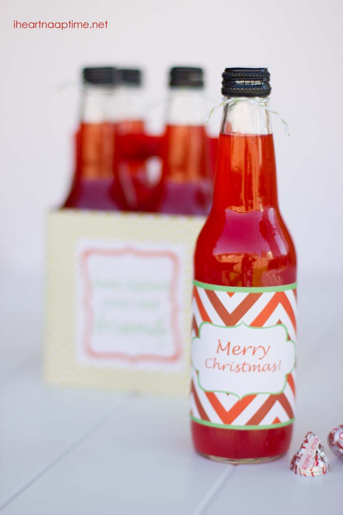 HAPPY Holidays — “Soda-lighted” Printable and Holiday Gift Idea