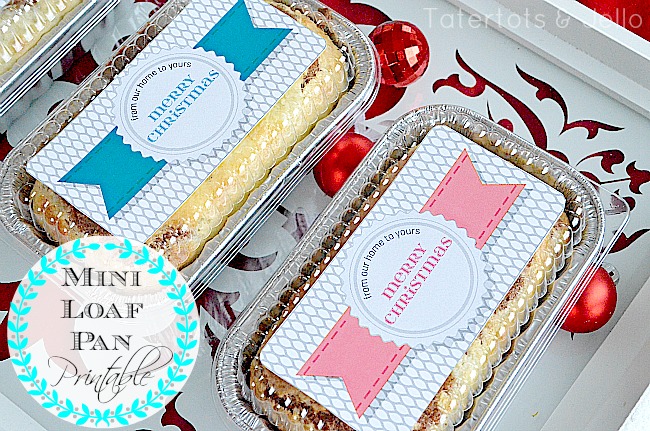 Bake up goodies for everyone on your list and use these festive printables! 