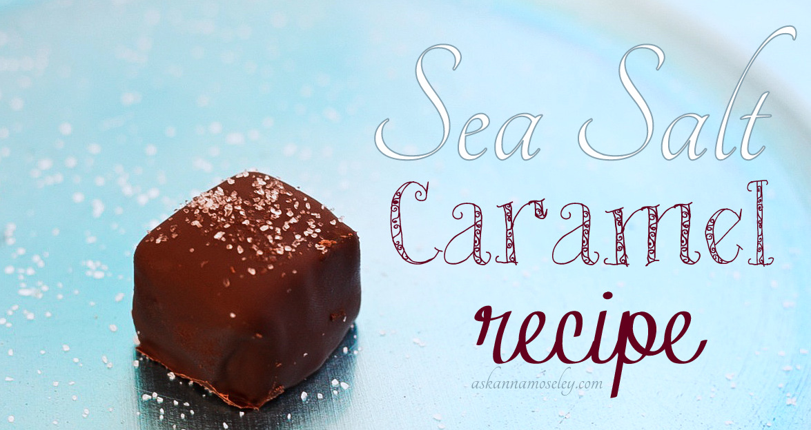 sea salt caramel recipe - a perfect gift idea!