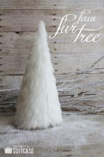 HAPPY Holidays – Make DIY Faux Fur Trees!