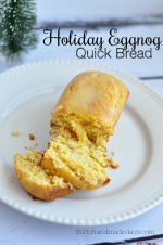 HAPPY Holidays – Holiday Eggnog Quick Bread Recipe!