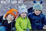 HAPPY Holidays — Make Monster Snow Hats!