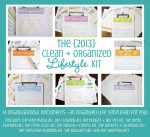 Weekend Wrap Up Party — and a Giveaway to Organize YOUR 2013!!