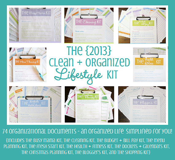 Weekend Wrap Up Party — and a Giveaway to Organize YOUR 2013!!