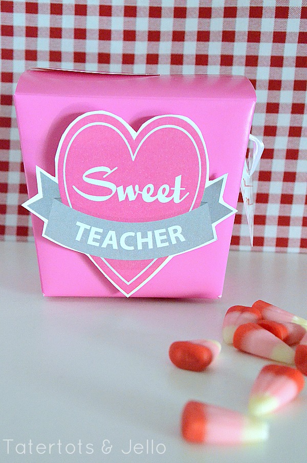 Sweet Teacher Gift Idea and Printable