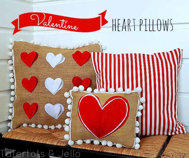 Valentine Heart Pillows