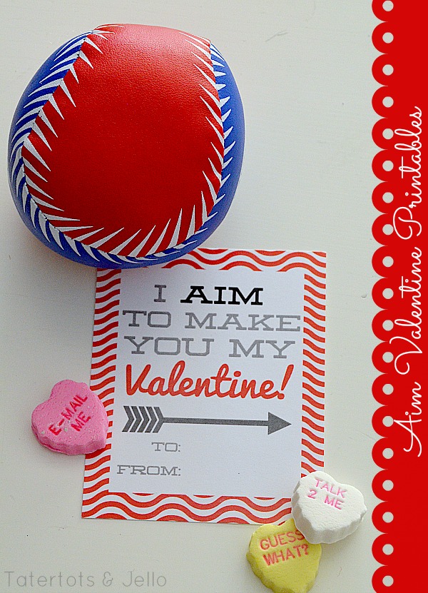 Valentine’s Day Printable: “Aim” Valentines!
